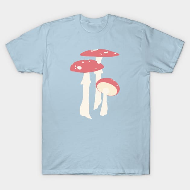 Mushrooms T-Shirt by littlemoondance